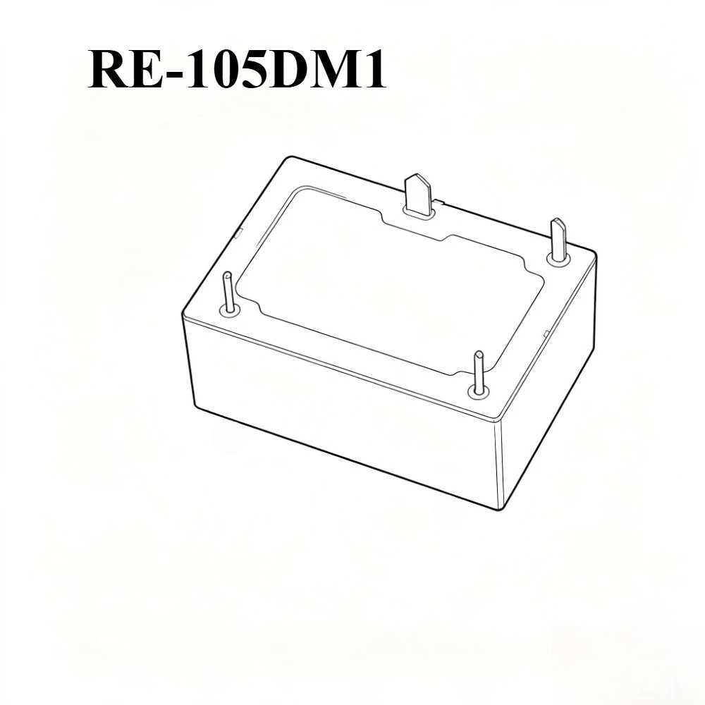 Фото 5 шт./лот RE-105DM1 112DM1 124DM1F 5В 12В 24В 16А 4-контактное силовое реле, заменяемое V6-S-DC5V 12V 24V HF7520-005 012 024 №1