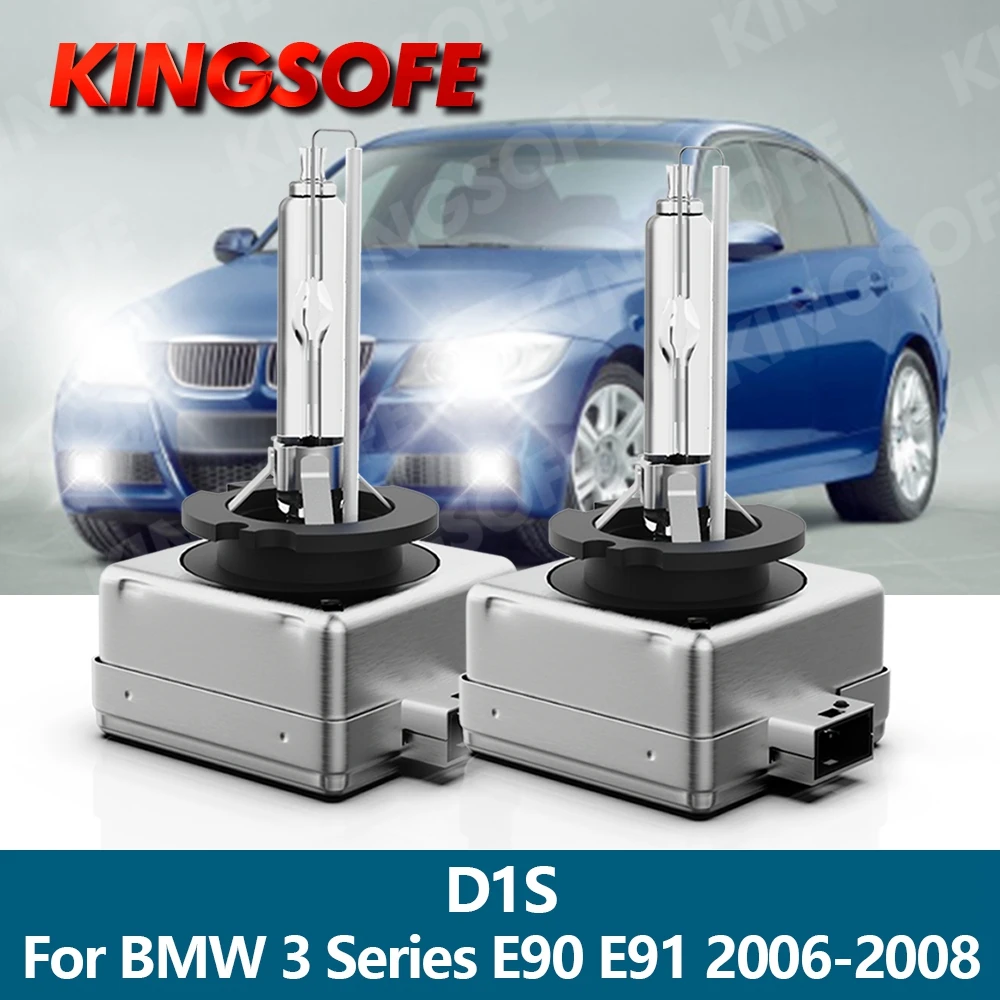 

2 шт., автомобильные ксеноновые лампы D1S 12 в 35 Вт 6000 К для BMW 3 серии E90 E91 2006-2008