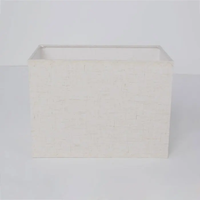 Прямоугольный тканевый абажур E27, абажуры из бежевой ткани, чехлы для настольных ламп, торшеры