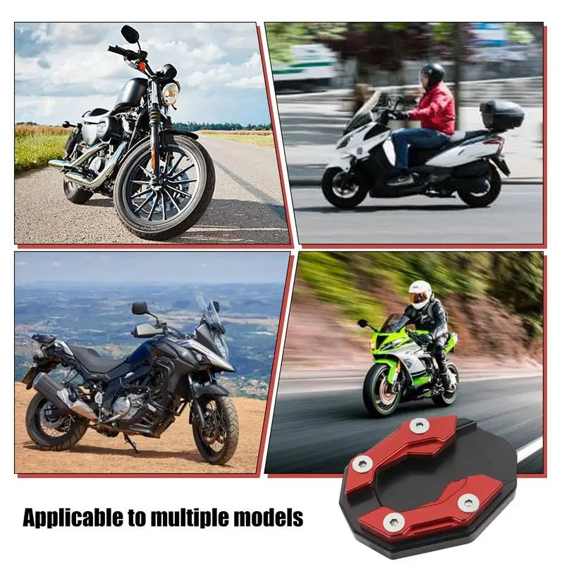 motocyklowego podpórki motocyklowej podkładka przedłużająca podpórkę motocykla płyta podporowa podpórka boczna stopy