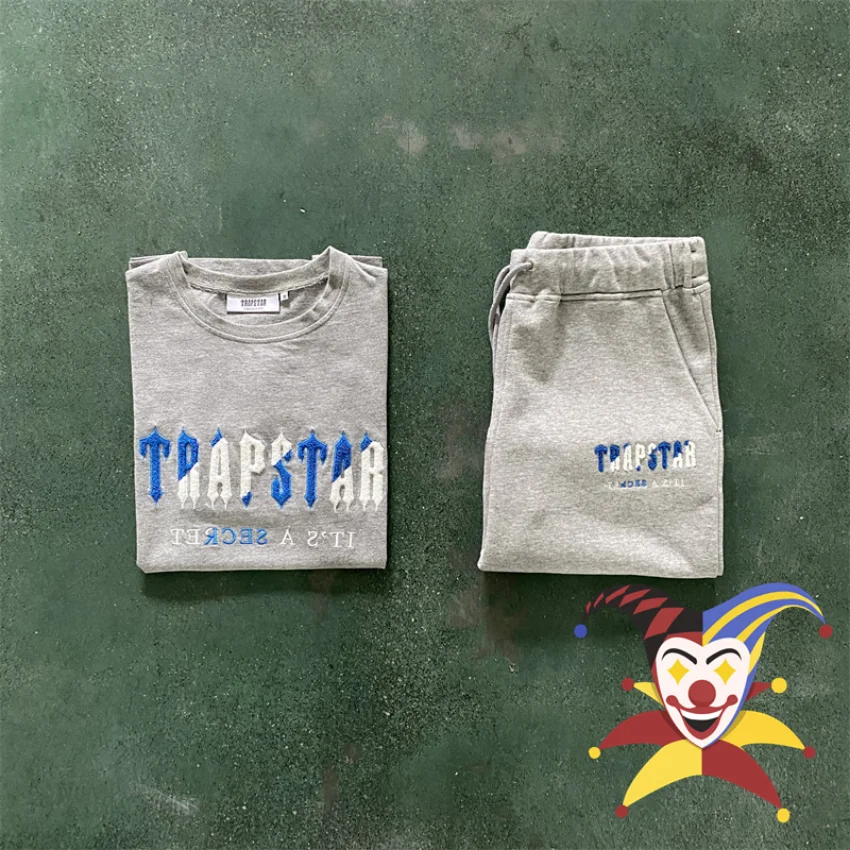 

Blue Embroidered Letter Logo T-shirt Men Women Unisex T Shirt Top Tees