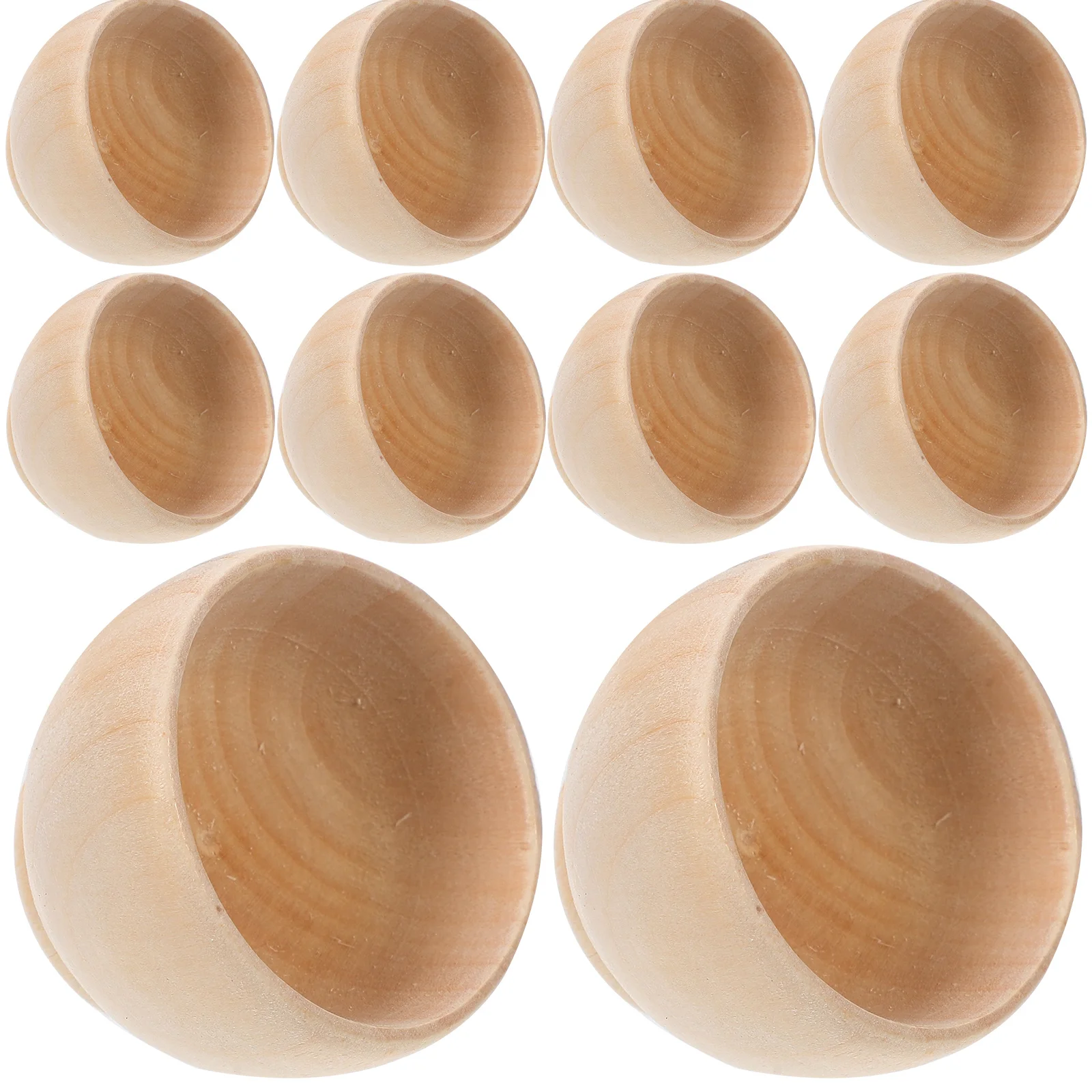 10 шт. имитация кухни DIY модель незавершенные деревянные игрушки миски для соуса