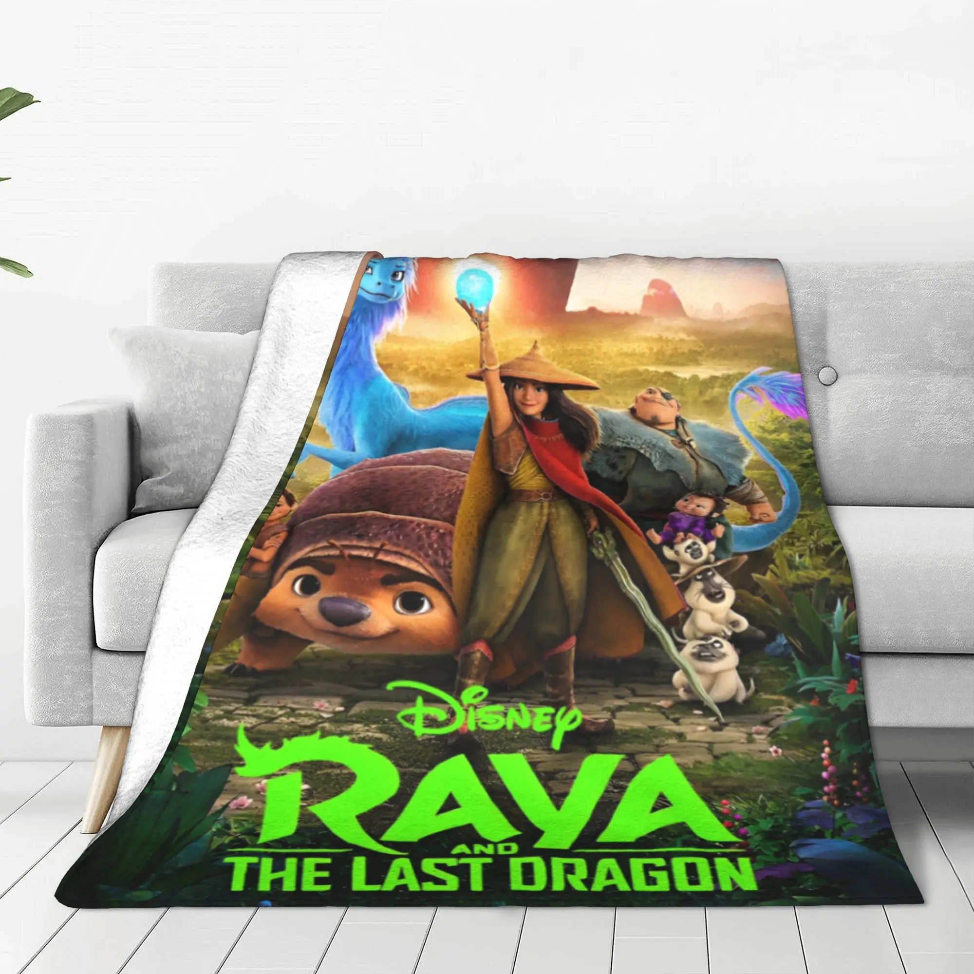 Одеяла Рая и последний дракон фланелевое винтажное теплое одеяло для