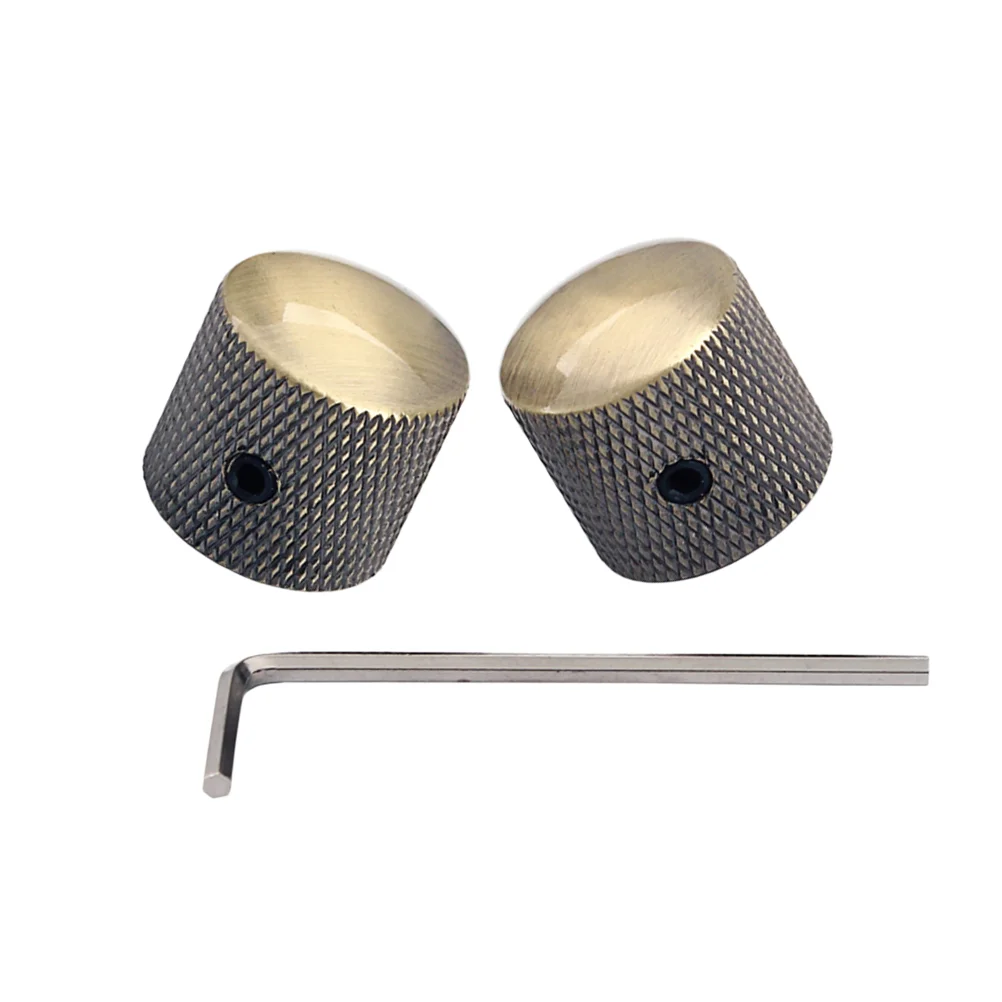 

Guitar Knobs Control Parts Knob Volume Tone Dome Electric Replacement Screw