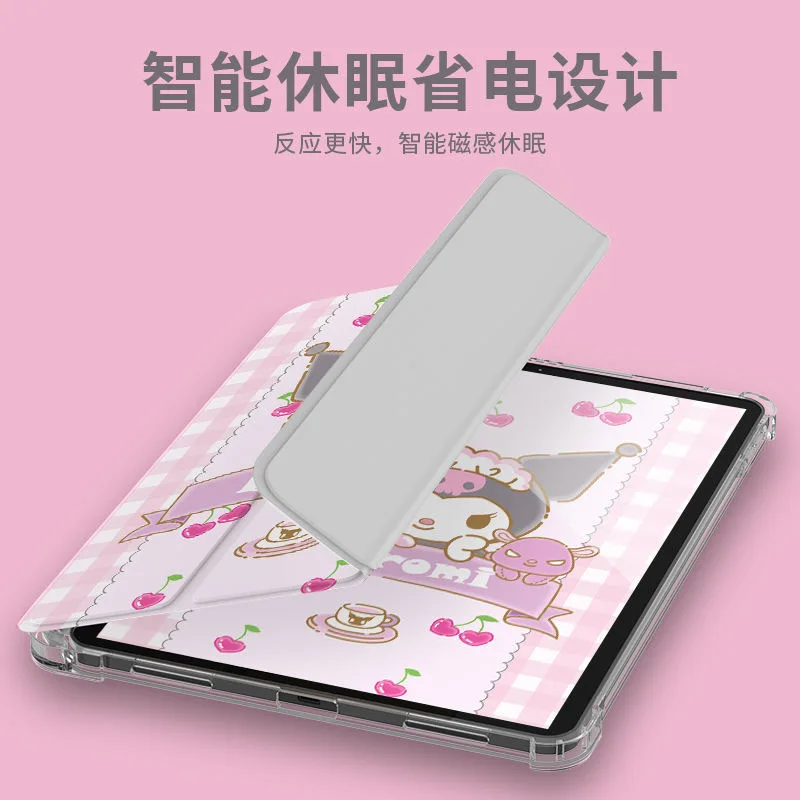 Sanrio Kuromi мультфильм iPad Air 2021 Чехол Air 4 силиконовый защитный чехол для iPad Pro Mini 4 5 дюймов 8 противоударный мягкий чехол Подарок