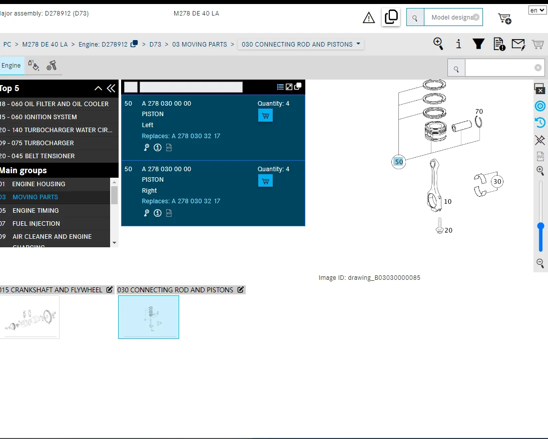 Поршень A2780300000 A2780303217 M278 S500 GLE500 поршневые кольца двигателя автозапчасти подходит