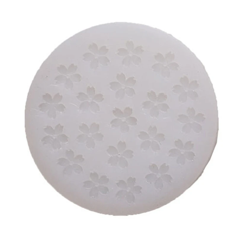 

C90D DIY Chocolate Moulds Dessert Mold Cherry Flowers Shaped Cake Decoration Gadgets Silicone Material for Kitchen DIY Baking