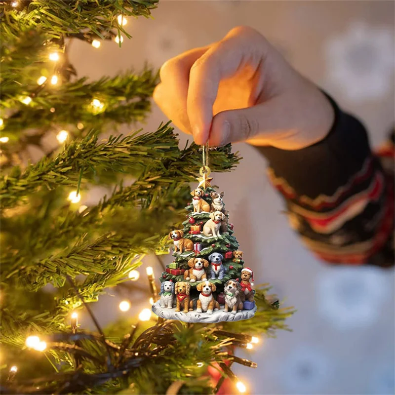 Рождественский адвент-календарь 2025 подарочная коробка креативная акриловая