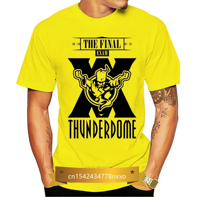 

Мужская забавная черная футболка thunderdome-o для экзамена