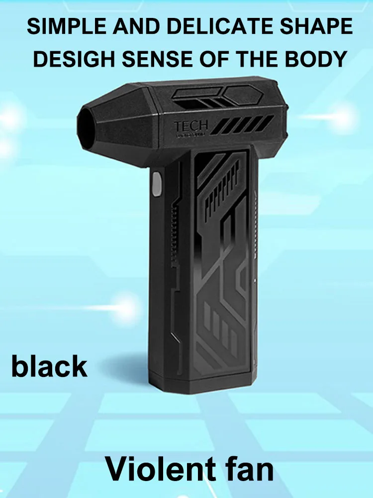 Насильный вентилятор 130000 Мощный об/мин турбореактивный пылесос зарядка типа C