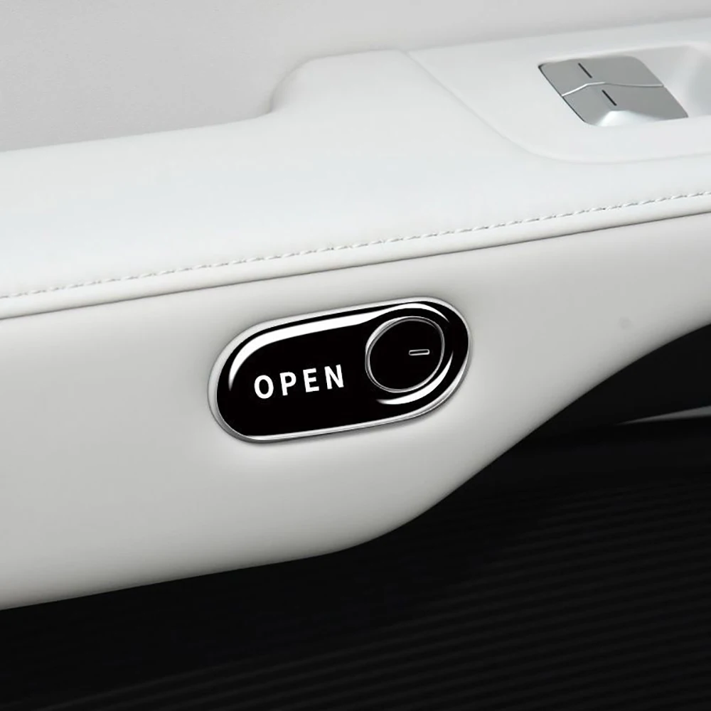 Для Xpeng G6 глянцевая черная клейкая пленка-капельница для внутренней ручки 2023