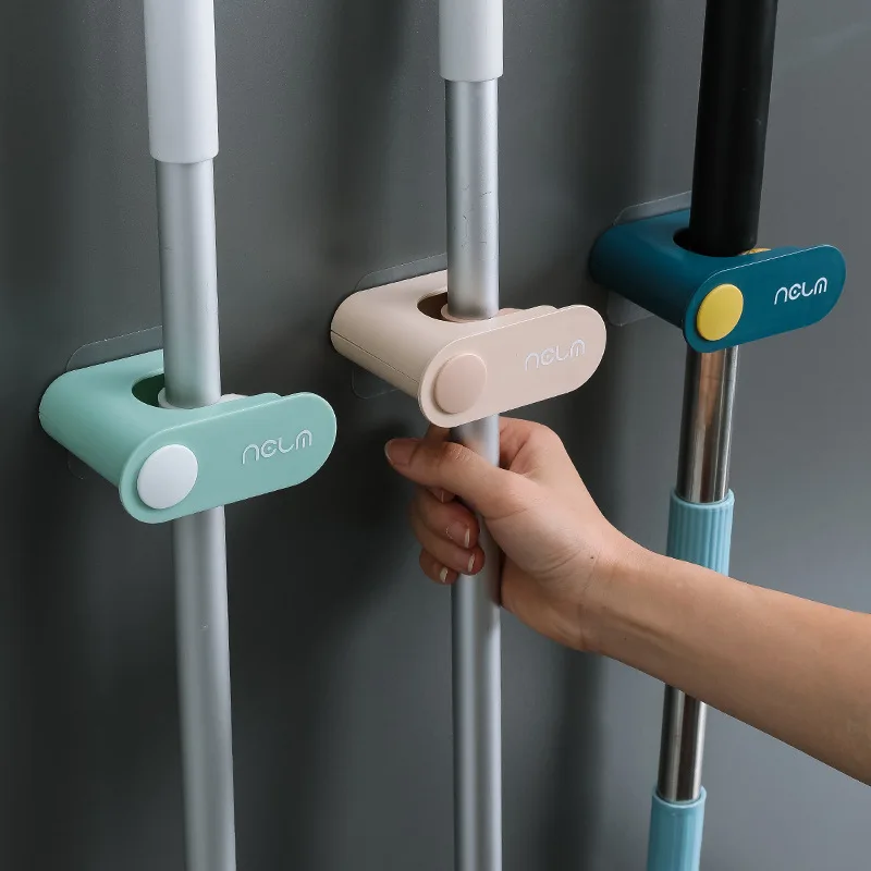 

Креативный и простой штатив, супер-прочный несущий настенный крючок для швабры в ванную комнату, зажим для швабры в ванную комнату, стойка-держатель, Органайзер