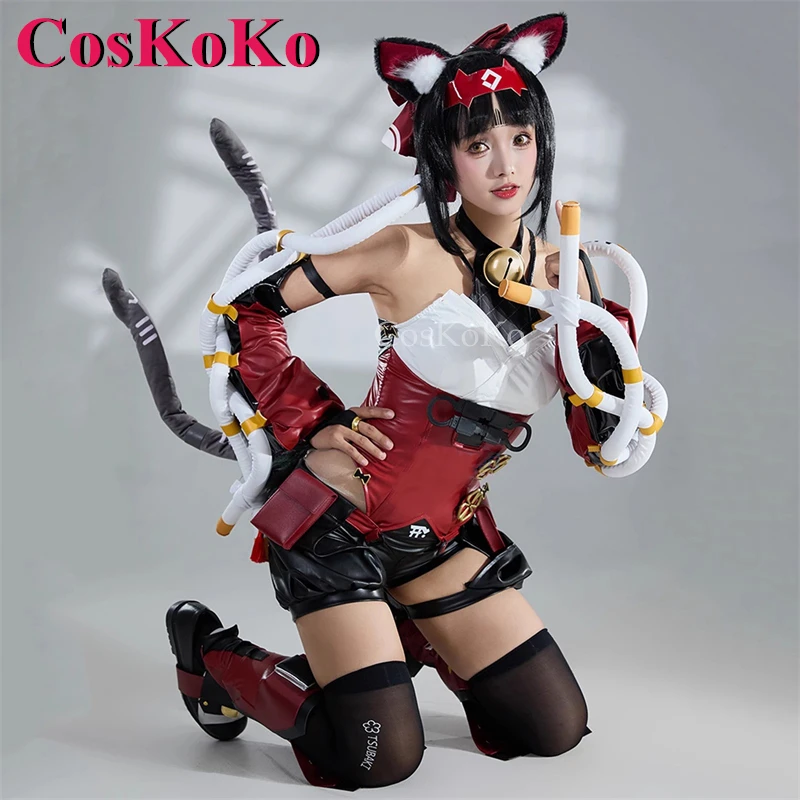 CosKoKo Nekomiya Mana Косплей Аниме Игра Zenless Zone Zero Костюм Мода Прекрасная Униформа