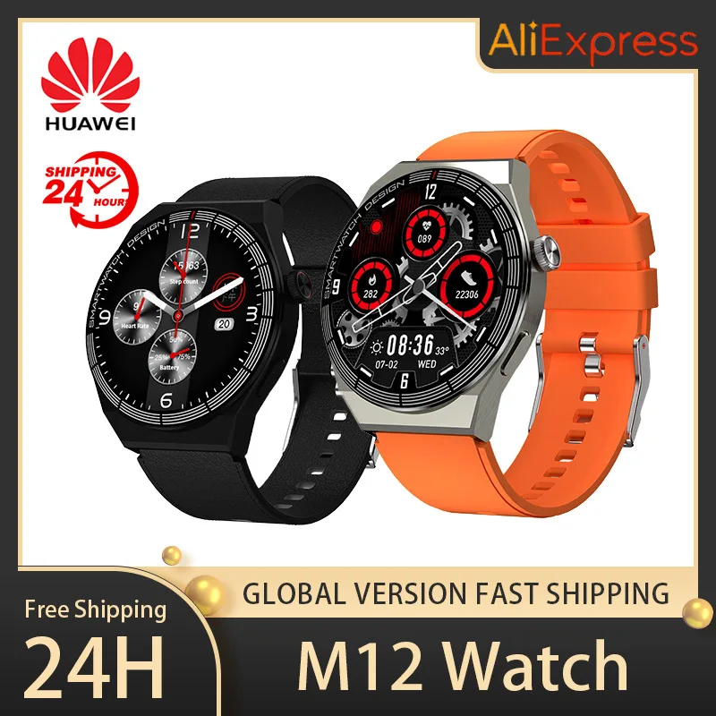 

Huawei M12 Smart Watch Bluetooth Call Waterproof Music Play NFC AI Voice Assistant Payment Remote Control Camera Sport Men Women