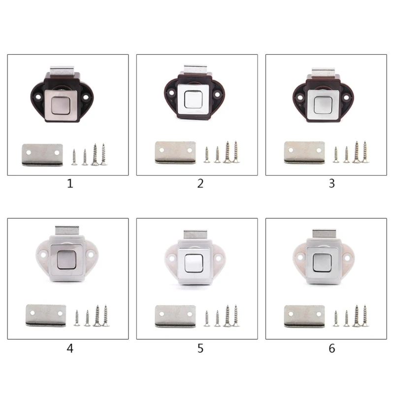 

Кнопка для защелки, замок для шкафа без ключа, 20 мм, кнопка для кемпера