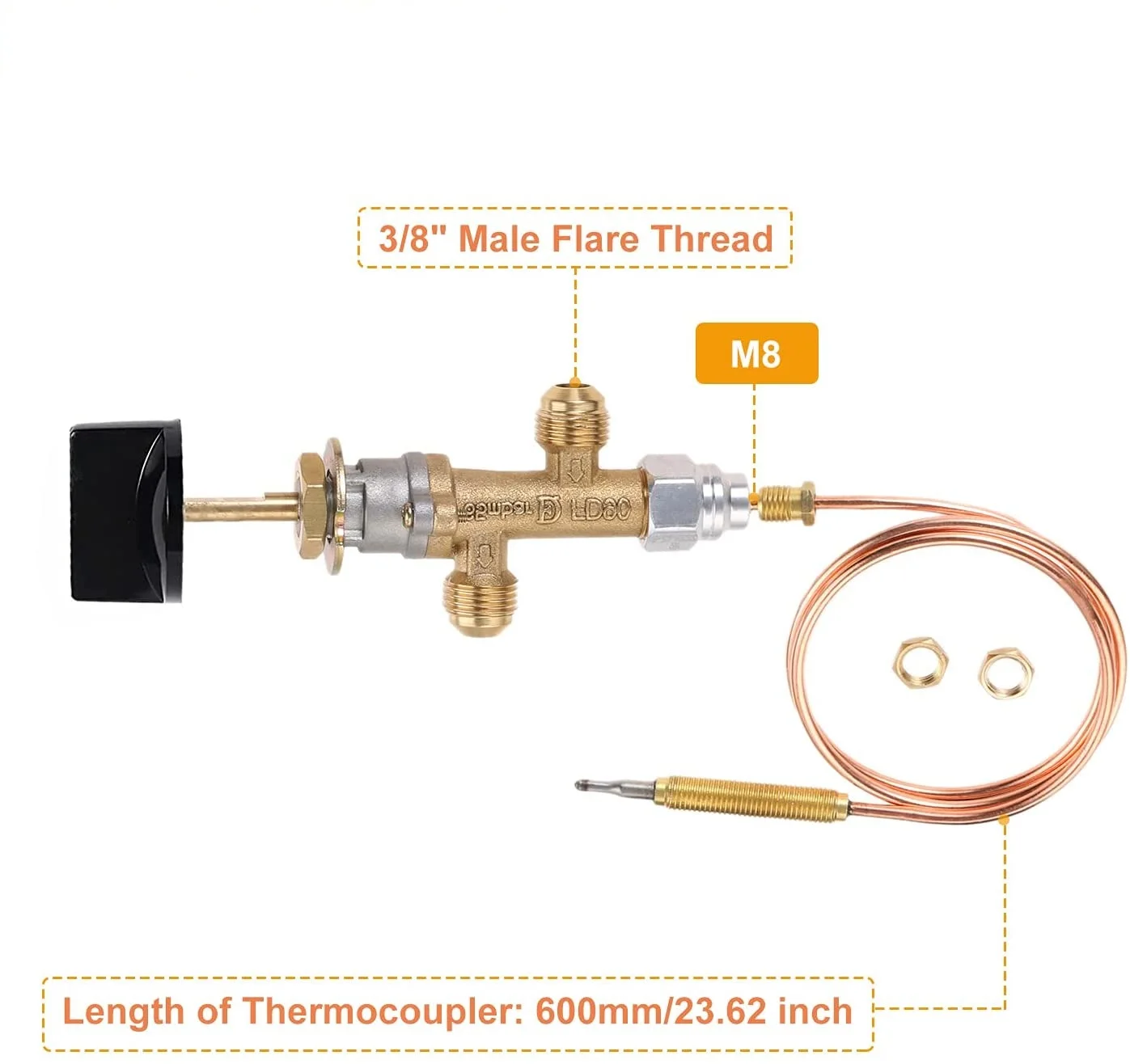 7 шт./комплект контрольный клапан для сжигания огня |