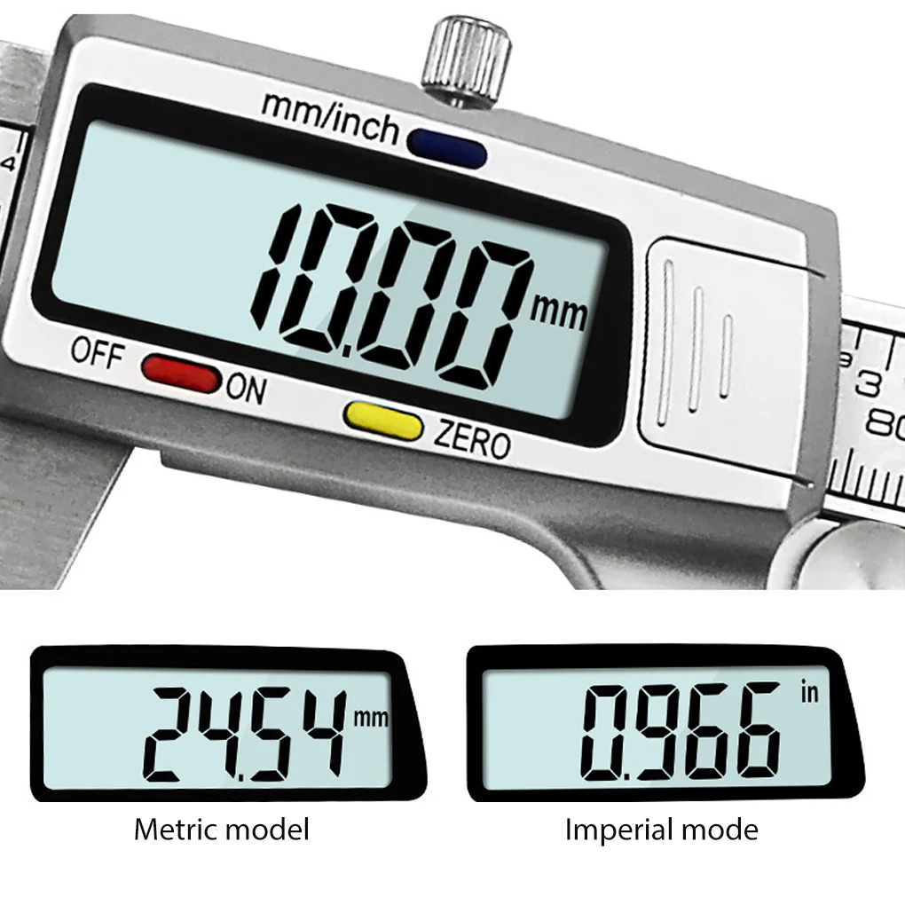 

Electronic Vernier Caliper 0-150mm Measuring Gauge Ruler Metric Plastic
