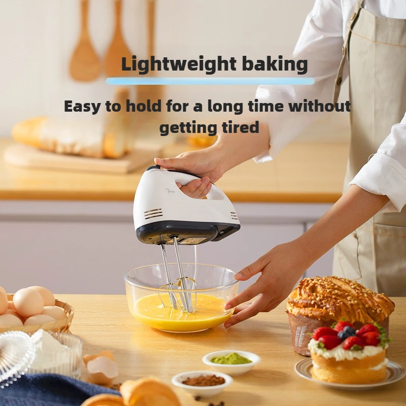 Handheld egg beater Electric household automatic mixer Baking small whipping cream