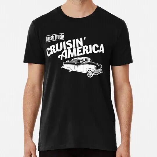 Футболка Cousin Brucie Crusin America S до 5XL Сделано в США