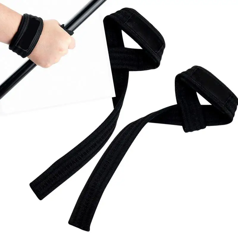 

Weight Lifting Wrist Straps 2PCS Braided Nylon Weight Straps Wrist Straps For Weightlifting Powerlifting Strength Training