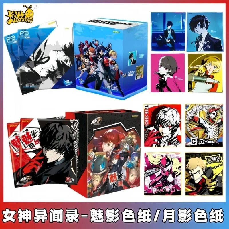 Фото KAYOU Persona 5 Royal Edition 3RELOAD Moon Shadow Phantom Color Paper Официальная коллекция периферийных аксессуаров Millet Gift №1