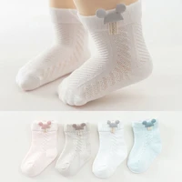 4 pairlot 0 3t baby socks spring summer cotton newborn mesh breathable princess cute toddler girl stuff infant baby accessories