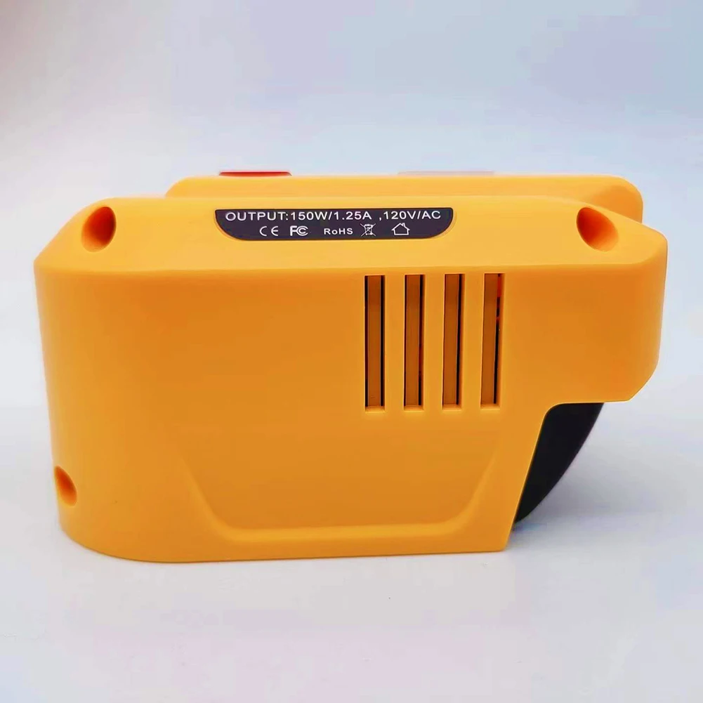 

1pc Power Supply Inverter For Battery Power Inverter DC 18-20V To AC 110V Dual USB Outdoor Camping Lithium-Ion Battery