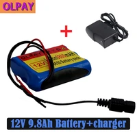 2020 original 12 v 9800 mah 3s1p batterie au lithium 18650 batterie au lithium pack protection conseil rechargeable 1a charger