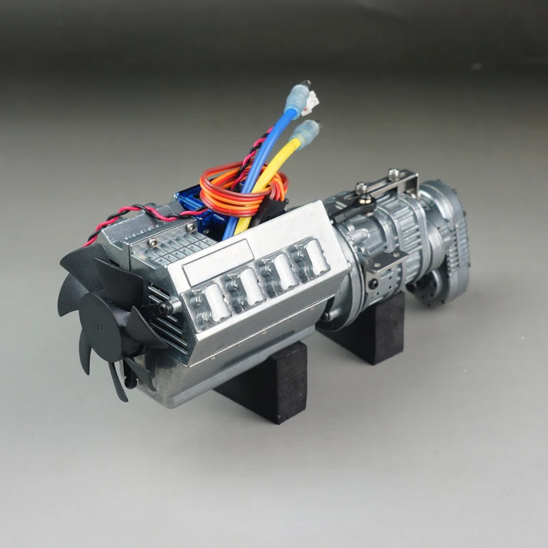 

Tamiya 1/14 RC Trailer Three-speed Metal Gearbox Parts Suitable for Dump Truck Model Modified Car Special Motor DIY Accessories