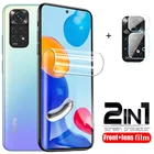 Мягкое стекло для Redmi Note 11 Pro 5G Гидрогелевая пленка Redmi Note 11S 5G Полное покрытие защитная пленка для экрана гидрогель пленкой  гелевая плёнка redmi note 10 пленка редмт нот 11 про Film Note 11 Pro +