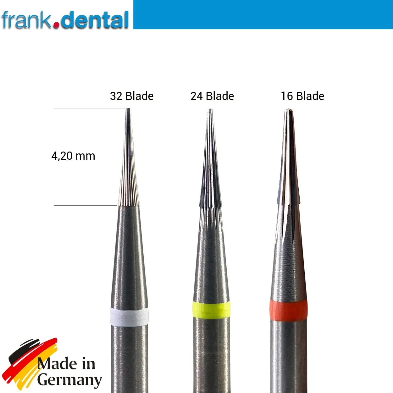 

Frank Dental C.133 карбидные шлифовальные сверла-2 шт-карбидные Буры для обрезки и отделки бура