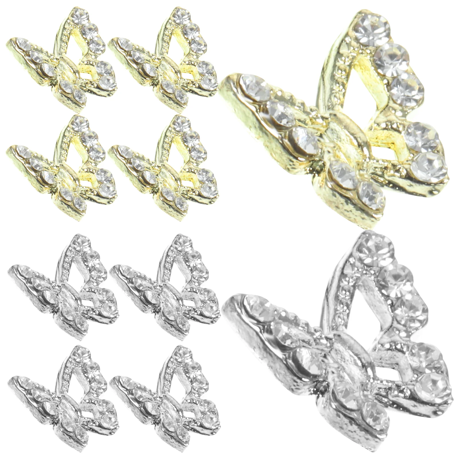 

40pcs Butterfly Nail Charms Nail Charms Manicure Supplies Nail Accessories