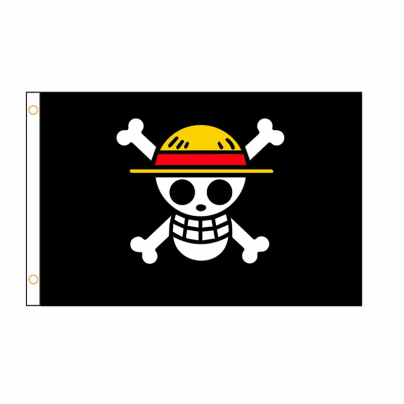 

One Piece Straw Hat Pirate Flag Monkey D Luffy Banner 2ft*3ft 3ft*5ft