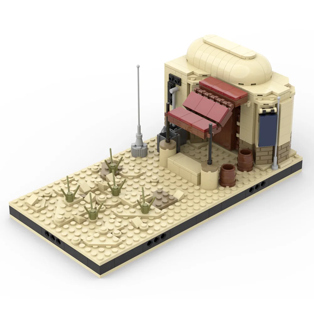 Строительный блок MOC для детей космические войны пустынная электростанция