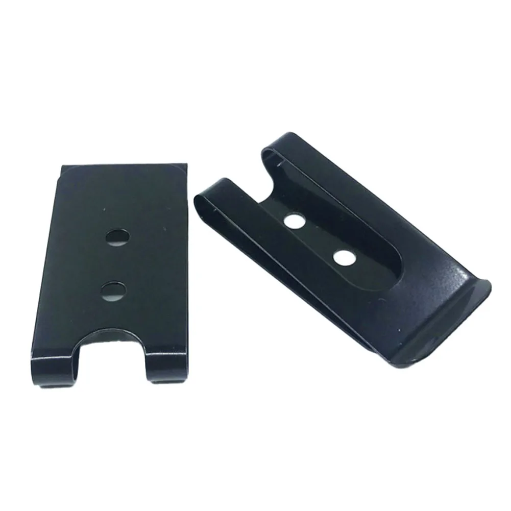 

2Pcs Buckle Clip Holster Sheath Belt Clip Manganese Steel Hook Clasp For Leather Sheaths Wallets Pouches DIY Spare Parts