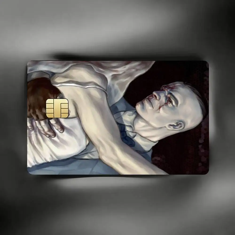 Фото Наклейки-скины E-Eddie G-Gluskin для кредитных карт VISA, банковских, проездных и транспортных карт: защитная пленка-наклейка №5