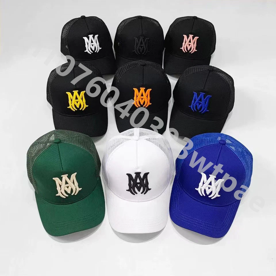 

Gallery Amiri Greg Adjustable Unisex High Street Bone Embroidered Truckerhats Leisure Baseball Caps Hip Hop Summer Sunshade Hat