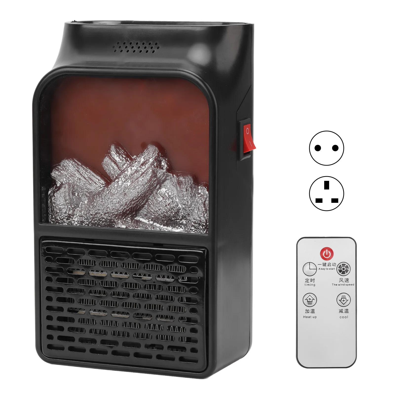 

Портативный подогреватель помещений, 900 Вт, с пультом ДУ