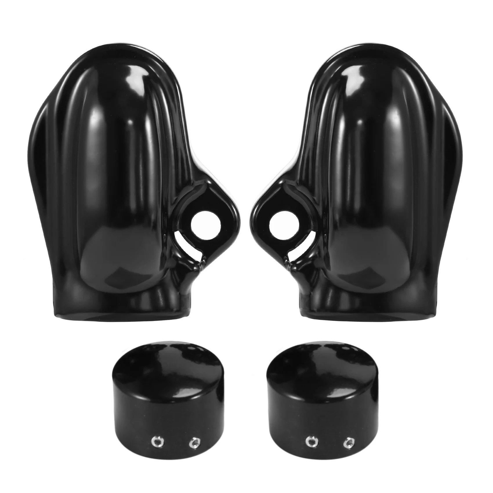 

Front Axle Nut Rear Axle Covers Wheel Shaft Cap Protector Guard for 2002-2017 Night Rod Special VRSCDX VRSCF VRSCAW