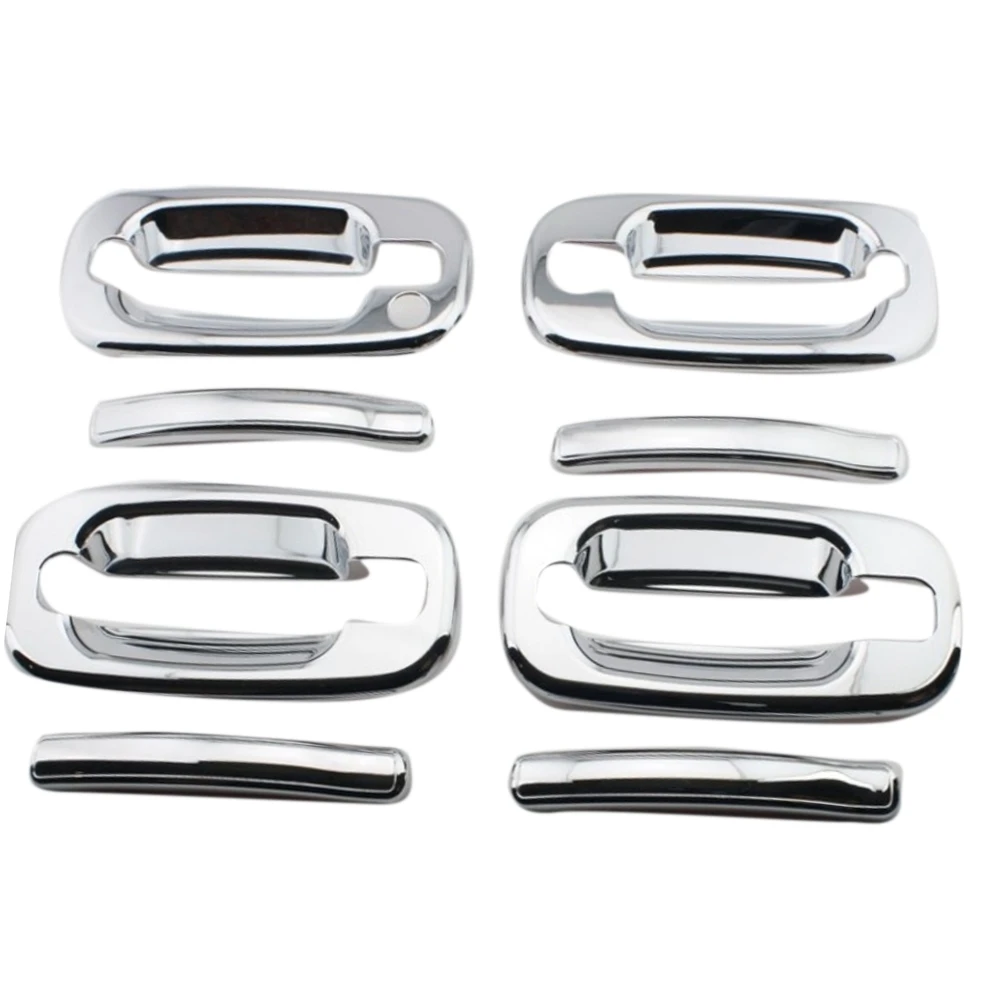 

Chrome Door Handle Cover Trim for Chevy Suburban Chevrolet Tahoe Silverado Avalanche GMC Yukon Sierra 15034985