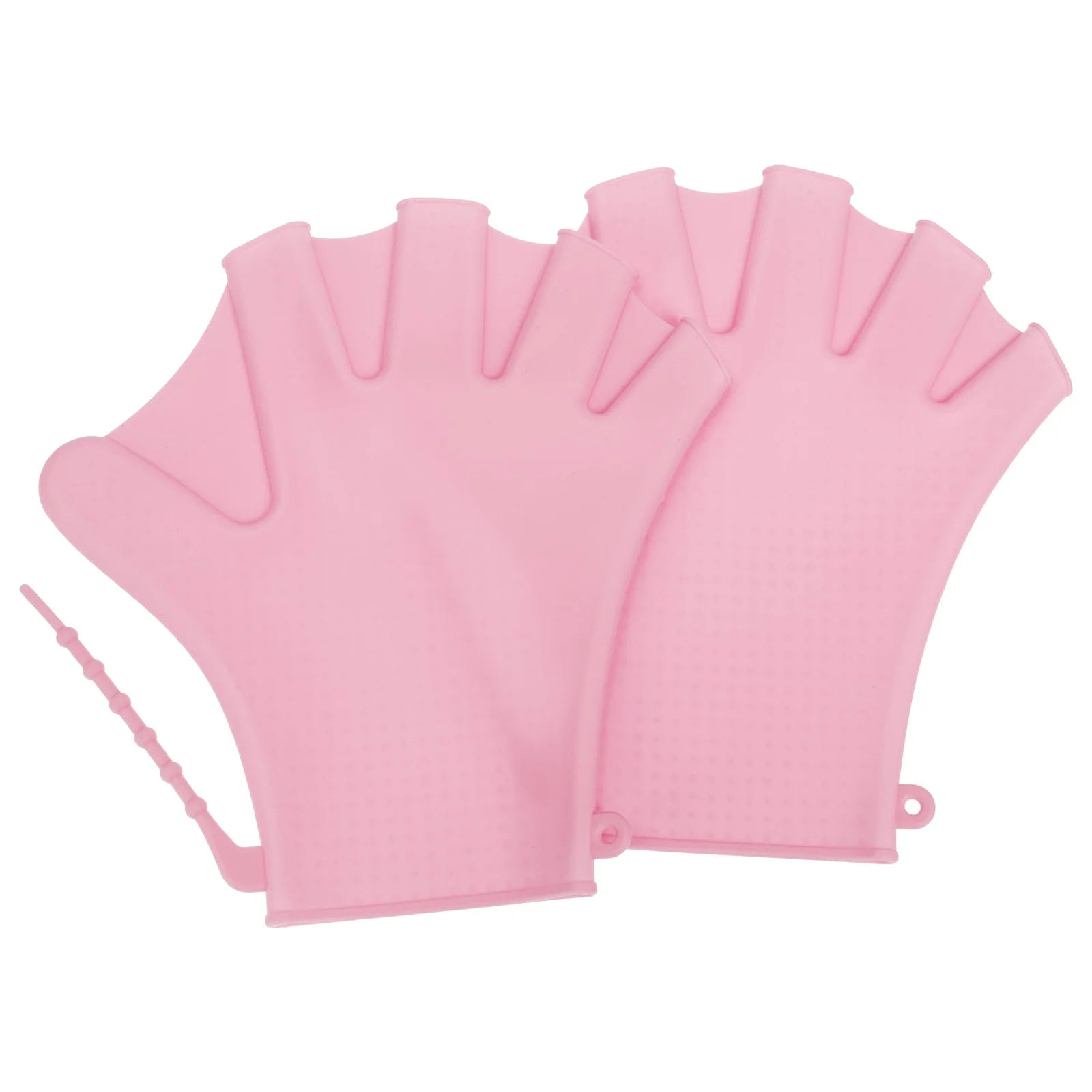 

Swimming Gloves Adjustable Pool Water Proof Silica Gel Silicone Paddles Practicing Hand Cover Man