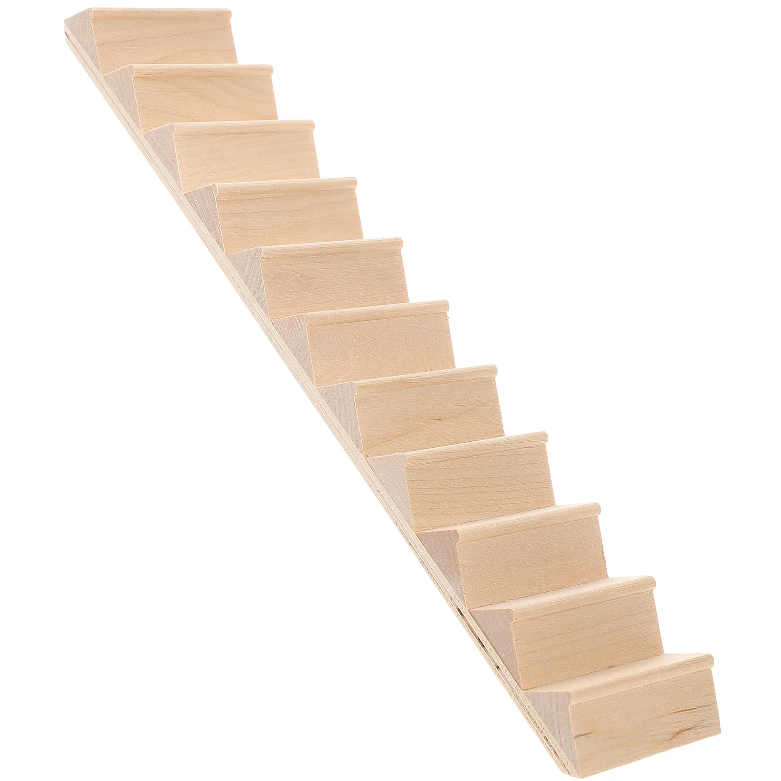 

1: 12 Staircase Miniature Wooden Stairs Furniture Accessories