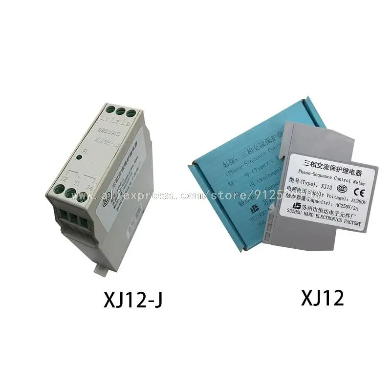

1Piece XJ12 elevator phase sequence relay three-phase AC phase sequence protection relay XJ12-J
