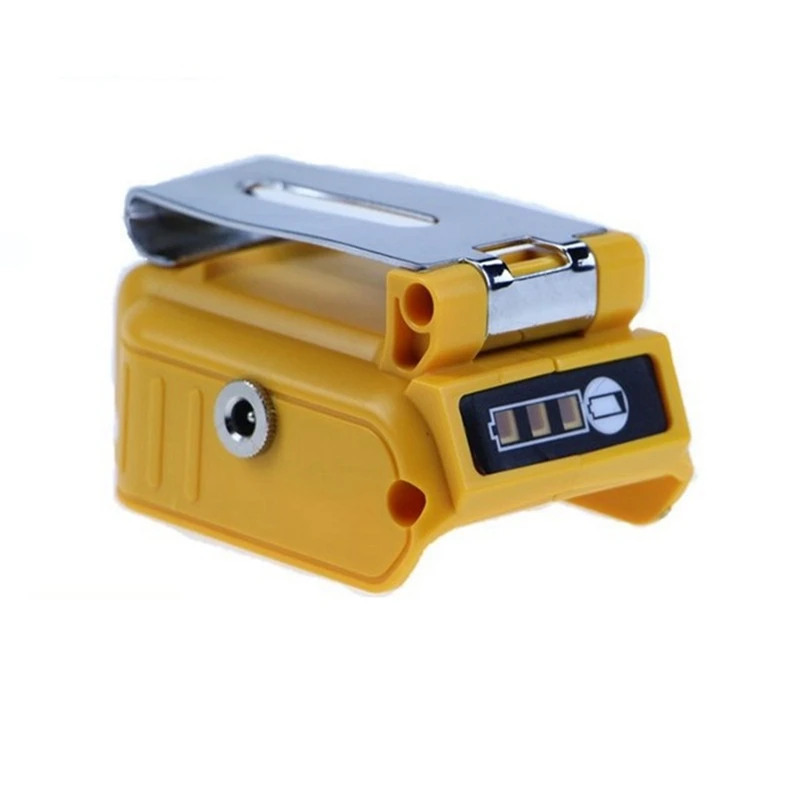 

60 Вт 5 А адаптер-преобразователь USB зарядное устройство для Dewalt 20 в 18 В литиевая батарея 12 В постоянного тока выходной интерфейс электрически...