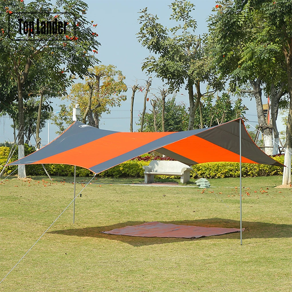 

Awning Tent Secure Rope Peg Tents Folding Multipurpose Sunshelter Easy Storage Canopy Outdoor Beach Picnic Hiking