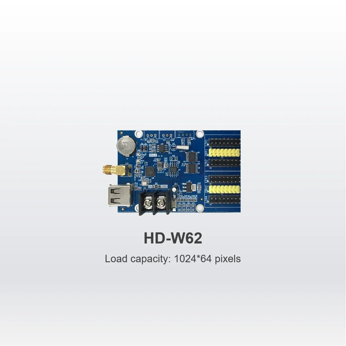 Huidu HD-W62 WIFI Средний Одноцветный P4.75 P10 P16 светодиодный контроллер вывески