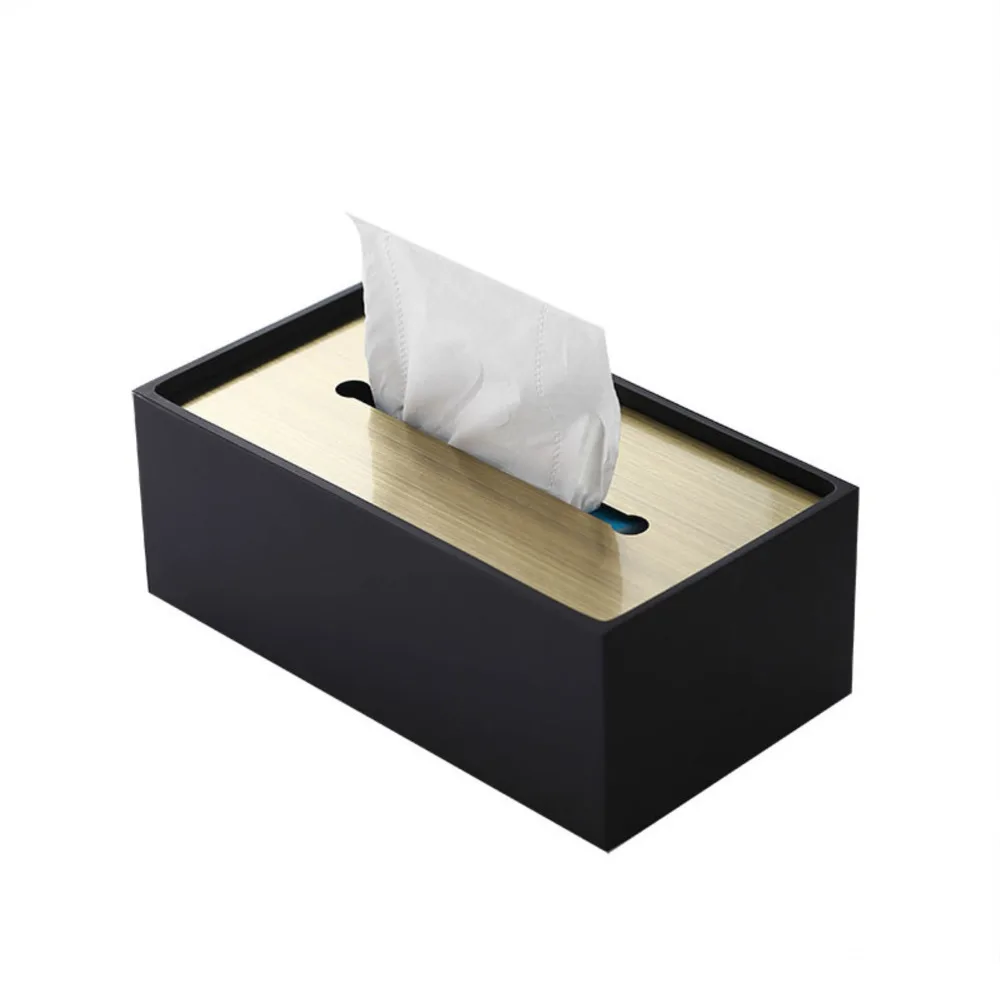 Light Nordic Luxury Tissue Box Rectangular Decoration Resin Box Storage Room Be Table Coffee For Home Toilet Paper Roll