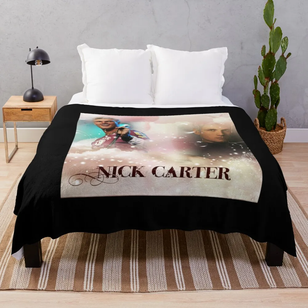 

Special Singer Man Country Nick Carter Redeki Trending Seller Throw Blanket Blanket Luxury Furry Blanket Fleece Bkanket