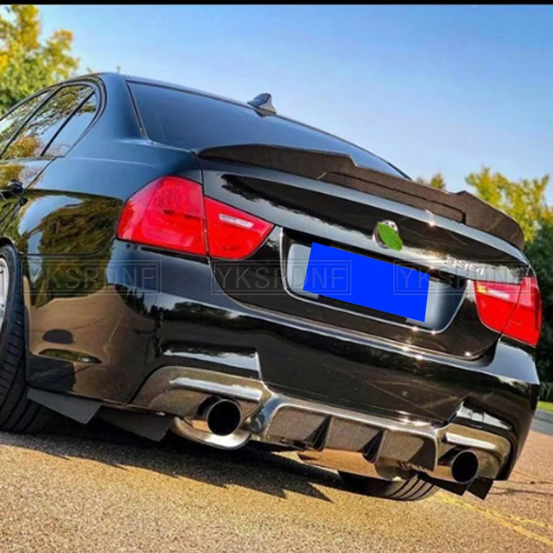 

Автомобильный задний спойлер для BMW E90 M3 2008-2012 & E90 323i 325i 328i 335i 2005-2011 PSM стиль Багажник губа хвост багажник спойлер черный