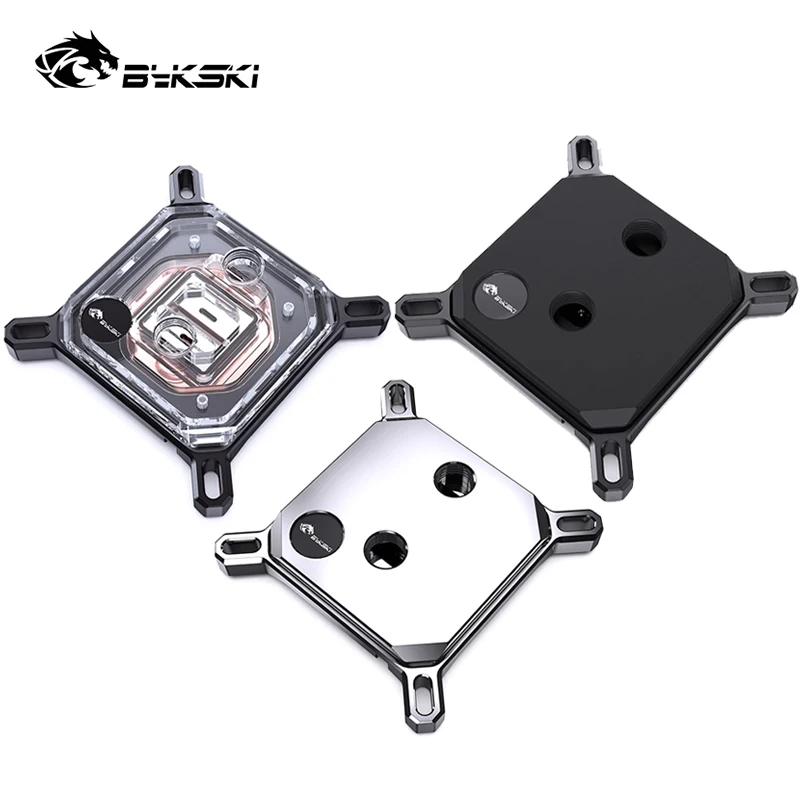 Bykski Processor CPU Block Cooler For INTEL LGA1700 /1200/115X/2011/2066,Acrylic,POM,Metal ,0.15mm Micro Channel CPU-XPR-I/M-V3